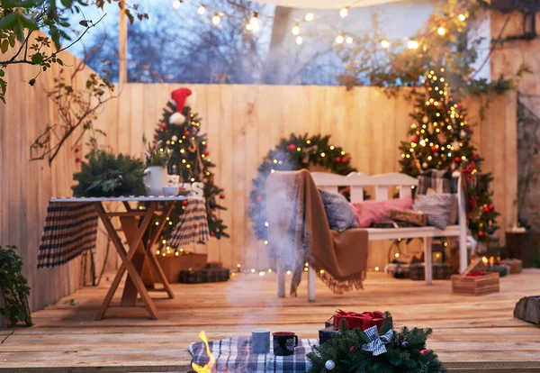 How To Decorate Your Garden for Christmas    